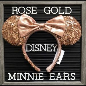 Rose Gold Minnie Ears